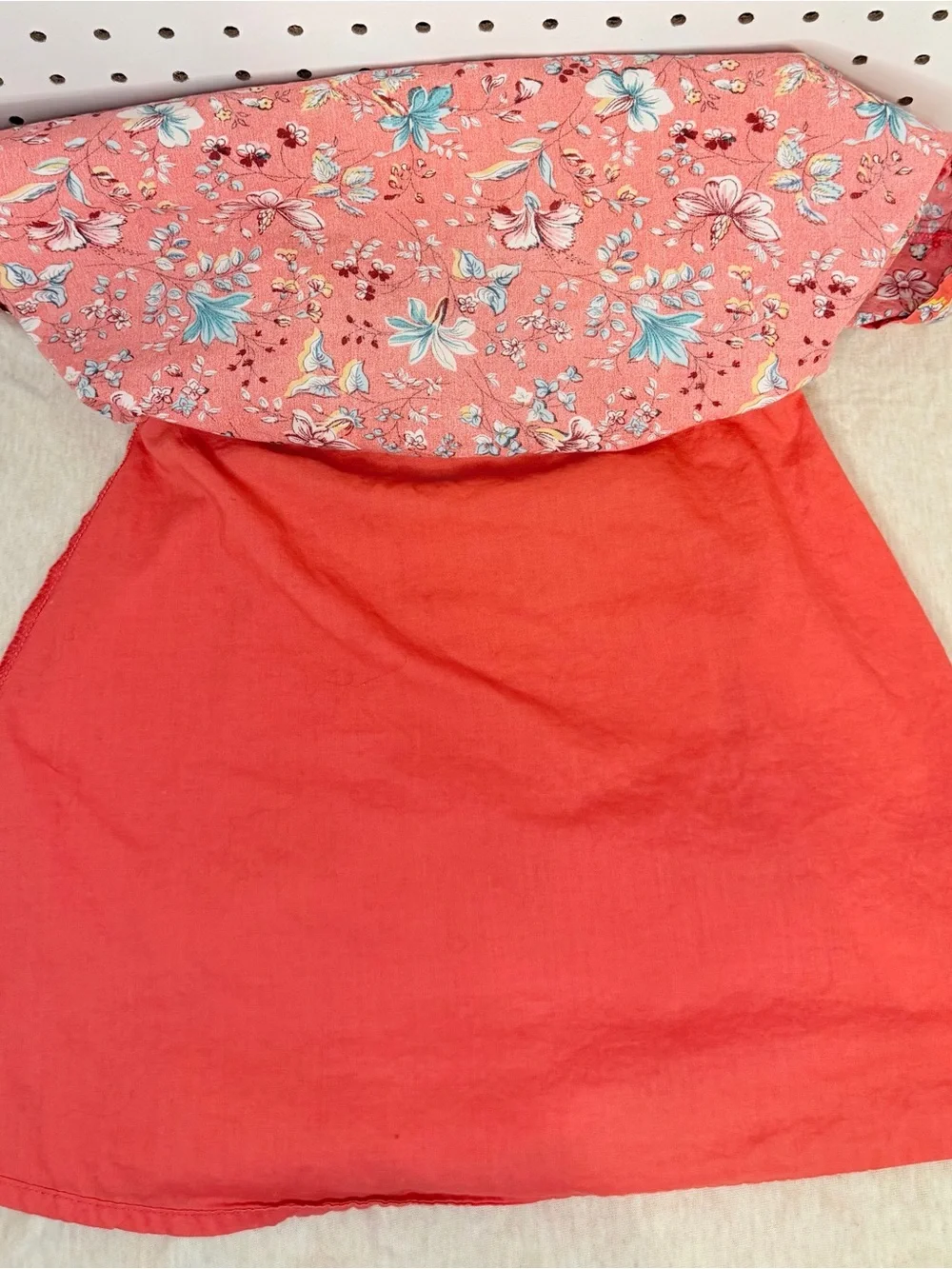 Baby Gap Toddler Girls Floral Sleeveless Dress 18–24 Months Coral